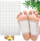 Detox Fusspflaster Entgiftungspflaster 60 PCS Detox Fußpflaster Entgiftungspflaster 100% Natürliche Fußpads Deep Cleansing Foot Pads Entgiftungspflaster Füße Detox Pflaster Fördert die Durchblutung