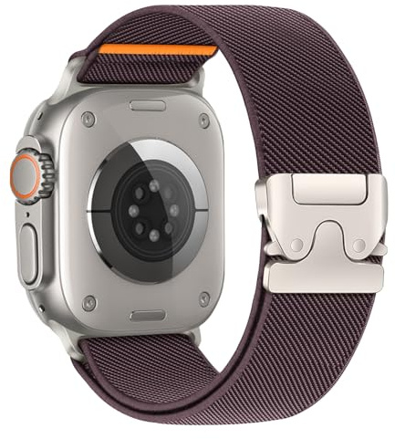 Elastisches Armbänder für Apple Watch 11/10 Armband 46mm 42mm 40mm 44mm 41mm 45mm 38mm 49mm,Nylon Stoff Band Fallschirmverschluss Sport Strap für Apple Watch SE 3/2 iWatch 10 9 8 7 6 5 4 3 Ultra 3/2