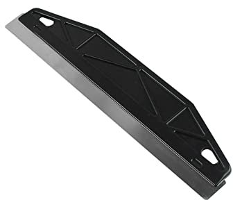 Paint Shield Paint Trim Guard for Cutting in Tools,12 inch Multi-Purpose Straight Edge Painting Tool Skirting Boards, Wallpaper Scraper for Precision Smearing Cutting Repairing(Color:Black)