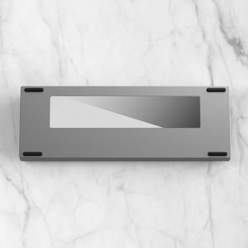 G65 Aluminum CNC Keyboard Case Compatible with 65 Percent DIY Keyboards Compatible With Rapid Trigger Models(Space Grey)