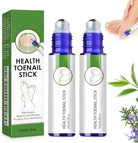 2Pcs Nailshield Anti Fungal Stick, Nail Shield Anti Fungal Stick Roll On, Fungal Nail Treatment, Natural Nail Strengthener for Damaged Nails, xtra Strong Nail Fungus Treatment for Toenail (A)