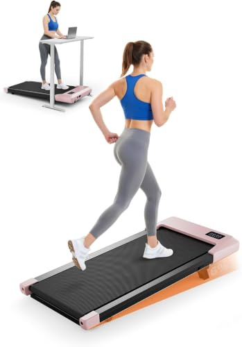 Superun Raceable 6% Incline Walking Pad, 6/12km/h Foldable Treadmill | Under Desk Treadmill for Smart Devices with App Control, Training Courses, Max 136KG, UK Stock Fast Door to Door Delivery