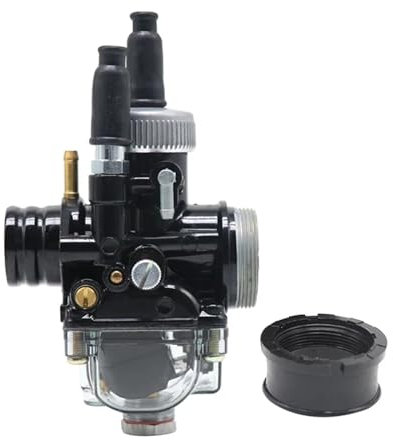 EDSXWUN Carburateur injecteur Compatible avec Yamaha pour Jog50 pour Jog90 Bws100 17,5mm 17mm 19mm 50cc 100cc Carburateur De Course Bol Flottant Transparent Remplacement De Carburateur