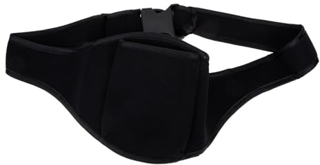 Parliky Instructor Microphone Belt Pouch Diving Waist Carrier Bag for Outdoor Fitness Teaching and Stage Use Compact Design Fits Phones and Wireless Mics