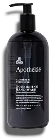 Apōthēkie | Cashmere & White Musk Nourishing Hand Wash with Essential Oils | Made in England | 500mL