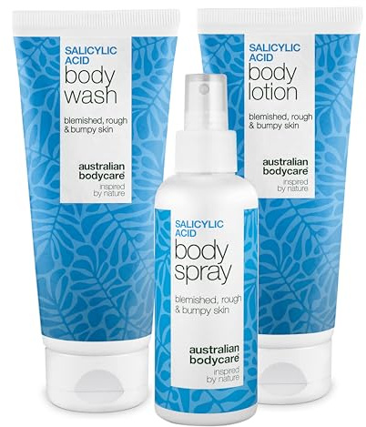 Anti Pickel Körperpflege Set mit Salicylsäure (3 Produkte) Bundle