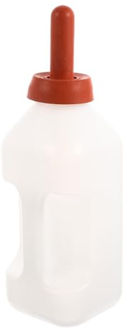 GLEAVI Drencher Flasche für Kälber 2l mit Griff Pvc Milchflasche für Jungtiere Auslaufsicherer Sauger für Lämmer und Rinderaufzucht