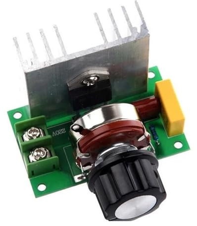 Alksubbm 220 V 4000 W SCR Elettricità Elettronica Regolatore di Velocità Scheda Regolatore Dimmer Modulo di carico Resistivo Facile Installazione