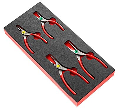 Facom MODM.PCSNPB Module avec 4 pinces à circlips en mousse