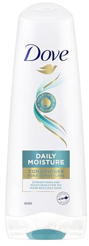 Dove Ultra Care Daily Moisture Conditioner strengthens and moisturises for up to 10x more resilient hair* for everyday hair care 200 ml