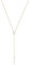 Elli Halskette Damen Y-Kette Geo Minimal in 925 Sterling Silber Vergoldet