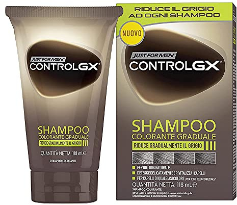 Only for Men Control GX Shampoo für Herren, ca. 147 ml, reduziert Grau, 5 Ounce, 1