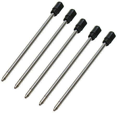 10 x Black Ink Refills for Swarovski Crystal Elements Filled Ballpoint Pen