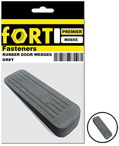 Dzina Door Wedges Rubber, Grey 120 x 35 x 20mm Grey Premier 1 Wedge Pack of 1