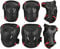 FakeFace Liying Neu Damen Herren Protektoren Set 6pcs Knieschoner Ellenbogenschützer Handgelenkschoner für Kinder und Jugendliche