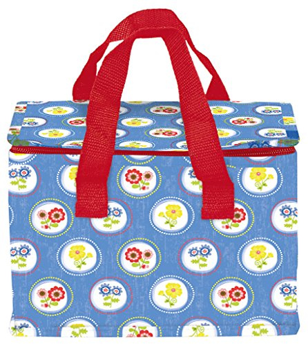 moses. Lunchbag Flower | Isoliertasche | Lunchbox mit Reißverschluss, Stoff, Mehrfarbig, 15.0 x 20.5 x 13.0 cm, 1 Einheiten