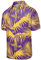 FOCO NCAA LSU Tigers Herren Hawaii-Hemd, knöpfbar, Team-Farbe, XL