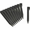 Nature 10 x Gartendübel, Schwarz, Rand Rasen, Außenkante
