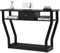 COSTWAY Tavolo Consolle in Legno, Consolle con Cassetto e Ripiani, Tavolo d'Ingresso Multiuso per Salotto, Corridoio e Entrata 120 x 30 x 81 cm (Nero)