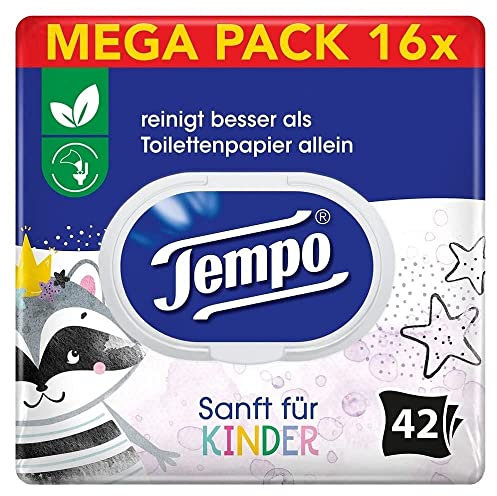 Tempo Papier toilette humide pour enfants 201 g