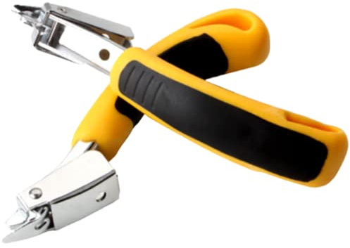 Heftklammer-Entferner-Werkzeug, strapazierfähig, Heftklammerabzieher, Polsterklammerentferner, für Büro, Schule und Zuhause, 2 Stück