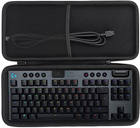 co2CREA case Harte Etui Tasche für Logitech G 915 TKL Tenkeyless Lightspeed Wireless RGB Mechanische Gaming-Tastatur (Nur Tasche, Enthält Keine Tastatur)
