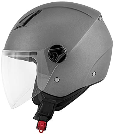 Demi-Jethelm Kappa KV28 Evo Solid Farbe kompatibel mit Titan S
