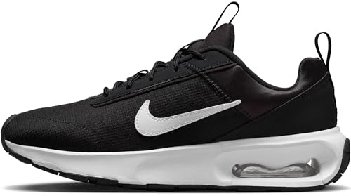 NIKE Women's Air Max INTRLK Lite Sneaker, Black/White, 8 UK