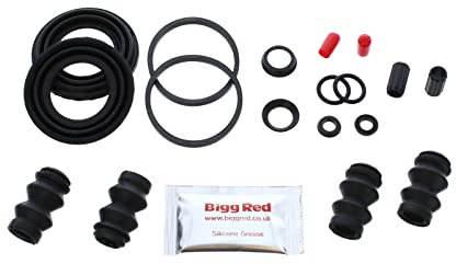 Bigg Red - Brake Caliper Seal Repair Kit - Compatible with - Rear Left & Right - Fits Standard BOSCH Single 48mm Piston Calipers
