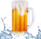 Piscine en forme de bière, la radeau de piscine gonflable légère flotte flottante Compact Hamac d'eau mobile Piscine Non-stuer Air Tapis de piscine pour chaise Delr
