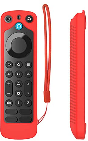CRGANGZY Washable Remote Control Protective Covers with Lanyard Television Remote Control Case Anti Lost Replacement All Inclusive for Amazon Alexa Voice Remote Pro for Fire TV