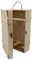 UNUS Weinbox Holz Natur geflammt Ornamente 2 Flaschen