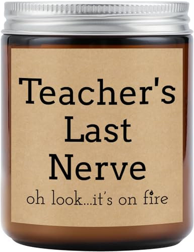 Blumuze Teachers Gifts for Women, Scented Candles Thank You Gifts for Teachers, Appreciation Christmas Thanksgiving Gift for Teacher