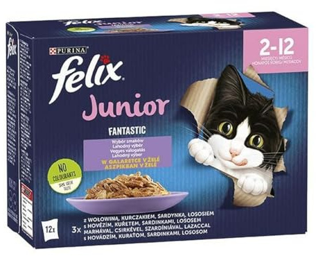 Purina Katzenfutter Huhn Lachs Rind 12 x 85g