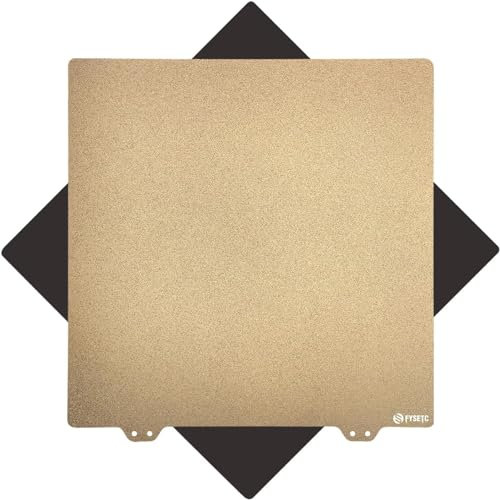 Toaiot Imprimante 3D Geetech A30 Lit 330x330mm amovible texturé PEI Spring Steel Plate + Sticker Smooth Hotbed Cover Build Surface Fit Flsn Core-XY, TroXY X3S / X5S / X5SA Pro Geetech A30 Pro