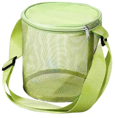 susiodeu Tela de Nailon para Almacenamiento de Juegos de Playa, Bolsa de Juguetes de Playa, Rejilla, selección cómoda, Tela para Bolsa de Juguetes de Playa, Verde