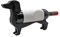 Qianderer Dachshund Wine Bottle Holder Red Wine Display Stand Funny Countertop Wine Rack for Home (Black, One Size)