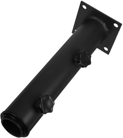 Milisten Support De Parasol Réglable pour Extérieur Tube De Support De Parasol De Terrasse Demi-Base De Parasol pour Balustrade Et Piscine