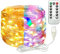 litogo Led Lichterkette mit USB, 5M 50LED Kupferdraht Lichterkette mit Stecker, Wasserdicht Weihnachten Lichterketten für Party, Garten, Hochzeit, Innen Außen Deko