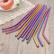 8 Pcs Stainless Steel Straws, Reusable Metal Drinking Straws with 2 Cleaning Brush for Smoothie, Milkshake, Cocktail and Hot Drinks