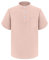 Arshiner Garçons Eté Manches Courtes Chemise Col Droit Chemises de Loisirs Button Down Haut pour Enfants Rose 140 7-8 Ans
