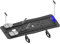 Multifunktionales Bauchmuskelbrett, multifunktionales Pilatesbrett mit Handyhalterung, Plank Trainer Ab Roller Wheel, faltbares Mehrzweck-Reformerbrett für zu Hause, Schwarz