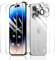Fylnatc 2×Film Protection D'écran pour iPhone 14 Pro + 2×Protection Camera Objectif Arriere appareil Photo + 2×Arrière Verre Trempé, Vitre Protecteur Accessoires, HD Dureté 9H Glass, Compatible Coque