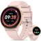 AKUMAKA Smartwatch Damen mit Bluetooth-Anruf, Smartwatch mit 120+ Sportmodi, Schlaf/Schritt/Aktivitäts/Herzfrequenzmesser mit Android iOS