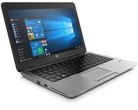 HP ELITEBOOK 820 G4 Portátil 12,5” HD i5-7300U 8GB RAM 256GB SSD y Webcam | Ultrabook Compacto y Profesional | Windows 11 Pro (Reacondicionado)