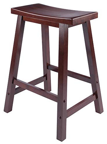 Winsome Tabouret de Compteur de Selle en Bois 61 cm