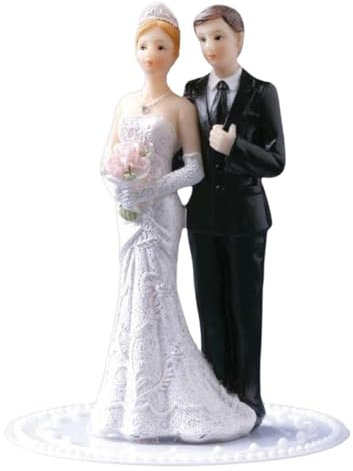 Cake Company Cake Topper Brautpaar klassisch I Hochzeit Tortendekoration für besondere Momente I Tortenfigur aus hochwertigem Material