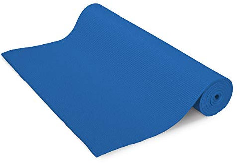 (Royal Blue) - Bean Yoga Mat Extra Thick 1/4 inch (6mm), Extra Long 72 inch, Premium Sticky Mat, Non-Toxic SGS certified, Yoga Monster