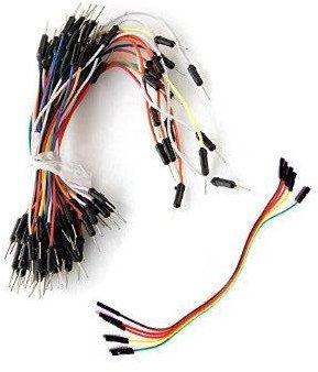 65 Pcs Assorted Length Multicolored Flexible Solderless Breadboard Jumper Wires