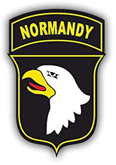 Aufkleber/Sticker Normandy Airborne Luftlande Division Wappen 7x5cm A687